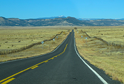 photo of New Mexico highway, by John Hulsey